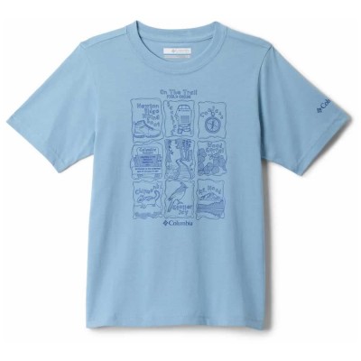 тениска,детски,тениски,columbia,valley,creek™,graphic,short,sleeve,t,shirt,blue,(ripple,blue)