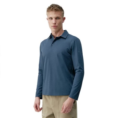 мъжки,блузи,с,яка,born,living,yoga,maroni,long,sleeve,polo,blue,(denim)