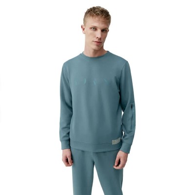 блуза,мъжки,пуловери,born,living,yoga,ness,sweatshirt,grey,green,(blue)