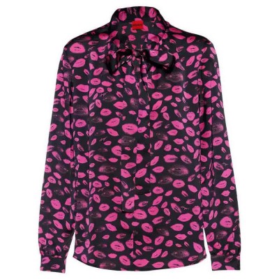 дамски,блузи,дамски,ризи,hugo,cisena,1,long,sleeve,blouse,black