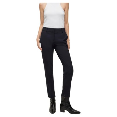 панталони,дамски,панталони,hugo,hetana,pants,dark,blue,(blue)