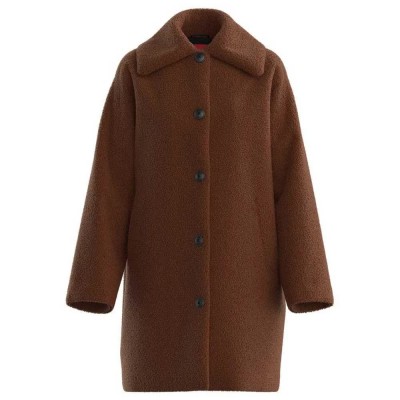 палто,дамски,якета,и,палта,hugo,mimina,1,coat,brown,(rust,copper)