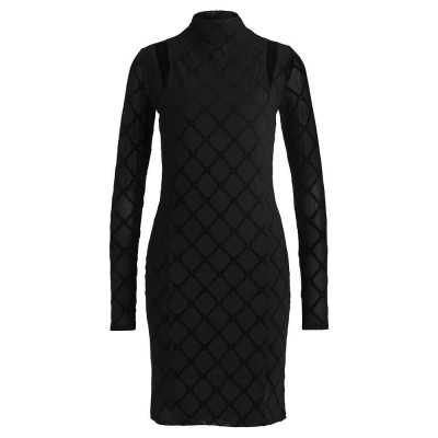 рокля,дамски,поли,и,рокли,hugo,nehemir,dress,open,miscellaneous,(black)