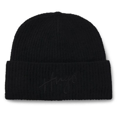 шапка,всички,шапки,hugo,socialy,beanie,black,(black)