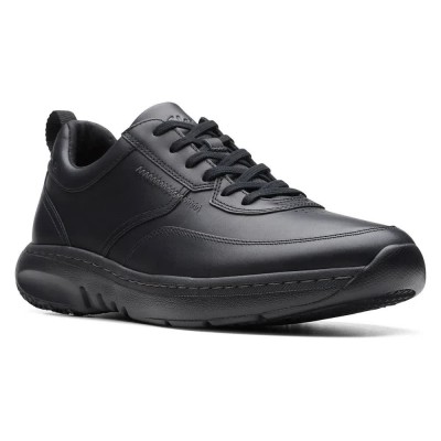 обувки,мъжки,маратонки,clarks,shoes,pro,lace,trainers,black,(black,leather)