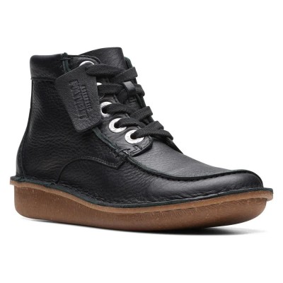 обувки,дамски,боти,мъжки,боти,clarks,shoes,funny,cedar,booties,black,(black,leather)