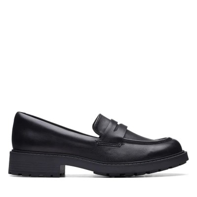 обувки,дамски,обувки,clarks,shoes,orinoco2,penny,loafers,black,(black,leather)