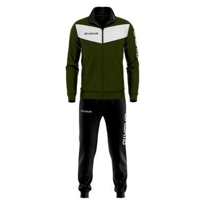 анцуг,детски,анцузи,givova,visa,tracksuit,green,black,(army,green,black)