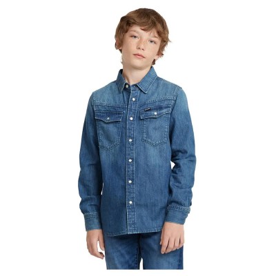 риза,с,дълъг,ръкав,дамски,ризи,мъжки,ризи,g,star,3301,long,sleeve,shirt,blue,(faded,noosa,blue)