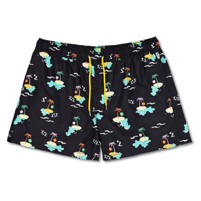 бански,гащета,мъжки,бански,костюми,happy,socks,island,in,the,sun,swimming,boxer,black