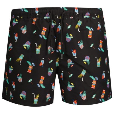 бански,гащета,мъжки,бански,костюми,happy,socks,tiki,soda,swimming,boxer,black