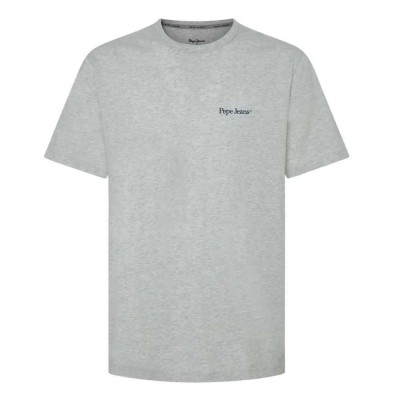 тениска,мъжки,тениски,pepe,jeans,alfie,short,sleeve,t,shirt,light,grey,marl,(grey)