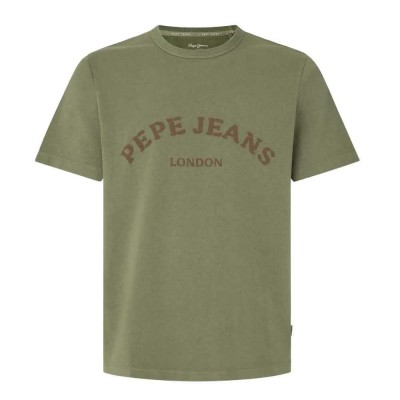 тениска,мъжки,тениски,pepe,jeans,anwen,b,short,sleeve,t,shirt,green,(safari,green)