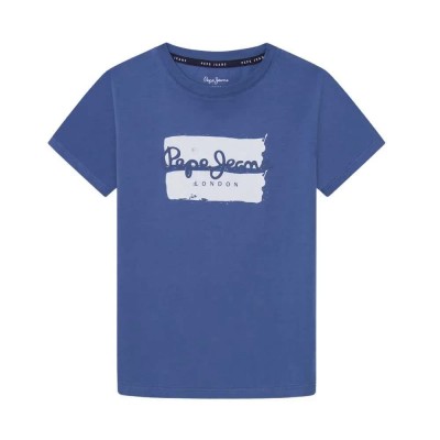 тениска,детски,тениски,pepe,jeans,bairon,short,sleeve,t,shirt,union,blue,(blue)