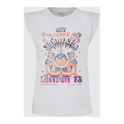 тениска,дамски,тениски,pepe,jeans,eloise,short,sleeve,t,shirt,white,(white)