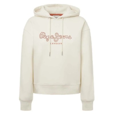 суичър,дамски,блузи,pepe,jeans,frida,hoodie,white