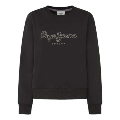 блуза,дамски,блузи,pepe,jeans,frida,sweatshirt,black