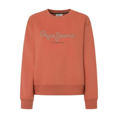 блуза,дамски,блузи,pepe,jeans,frida,sweatshirt,sunset,orange,(orange)
