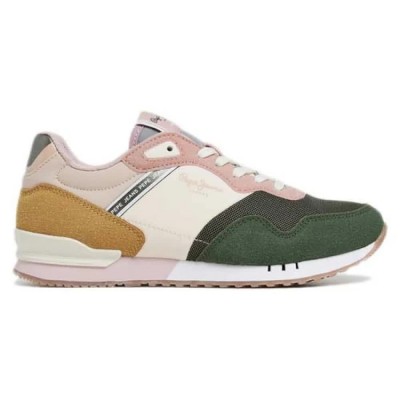 маратонки,дамски,маратонки,pepe,jeans,london,urbans,trainers,forest,khaki,green,(beige)