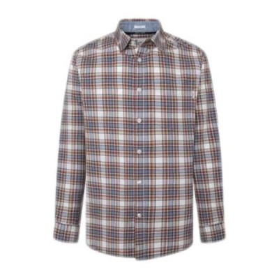 риза,с,дълъг,ръкав,мъжки,ризи,pepe,jeans,macberth,long,sleeve,shirt,multicolor,(rust,orange)