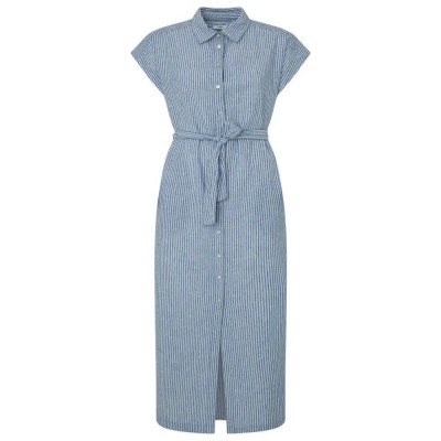 рокля,дамски,поли,и,рокли,pepe,jeans,maya,sleeveless,long,dress,blue