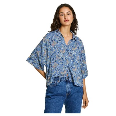 дамски,блузи,дамски,ризи,pepe,jeans,mery,3,4,sleeve,shirt,blue