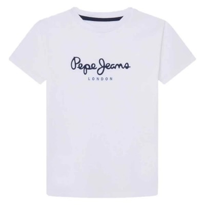 тениска,детски,тениски,pepe,jeans,new,art,nn,short,sleeve,t,shirt,white,(white)