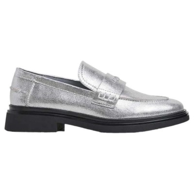 дамски,обувки,pepe,jeans,penny,gloss,loafers,silver
