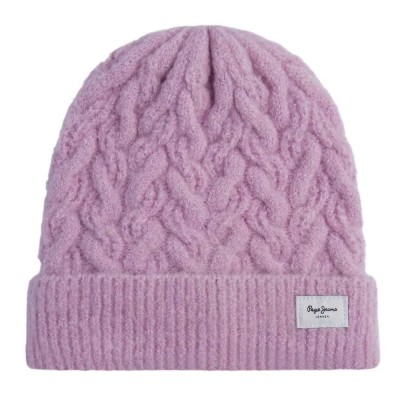 шапка,всички,шапки,pepe,jeans,zaida,beanie,rosewood,pink,(pink)