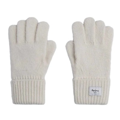 ръкавици,ръкавици,шапки,и,шалове,pepe,jeans,zoe,gloves,mousse,white,(white)