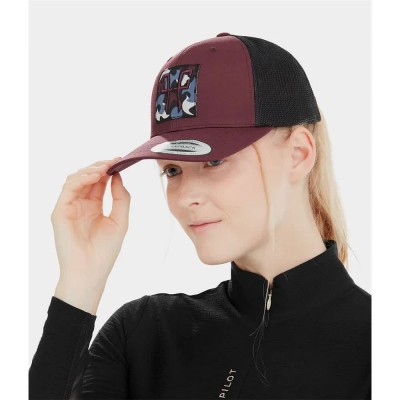 шапка,всички,шапки,horse,pilot,trucker,cap,red,(winetasting)