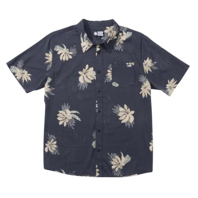 риза,с,къс,ръкав,мъжки,ризи,salty,crew,bloomin,woven,short,sleeve,shirt,blue,(dark,lava)