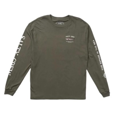 тениска,мъжки,тениски,salty,crew,bruce,long,sleeve,t,shirt,green,(dusty,olive)