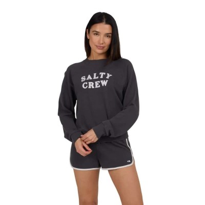 блуза,дамски,блузи,salty,crew,first,mate,sweatshirt,black,(charcoal)