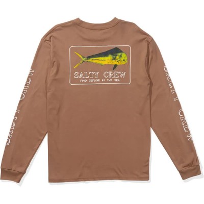 тениска,мъжки,тениски,salty,crew,golden,mahi,premium,long,sleeve,t,shirt,clay,(brown)