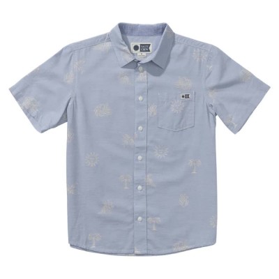 риза,с,къс,ръкав,детски,ризи,salty,crew,good,vibes,woven,short,sleeve,shirt,blue,fog,(blue)