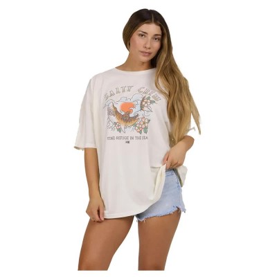 тениска,дамски,тениски,salty,crew,hopper,cover,up,short,sleeve,t,shirt,off,white,(white)