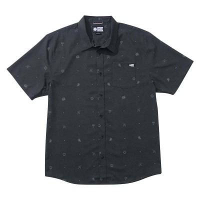 риза,с,къс,ръкав,мъжки,ризи,salty,crew,micro,vibes,tech,woven,short,sleeve,shirt,coal,(grey)