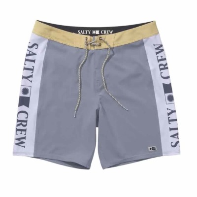 бански,гащета,мъжки,бански,костюми,salty,crew,sidebar,boardshort,swimming,shorts,iron,(grey)