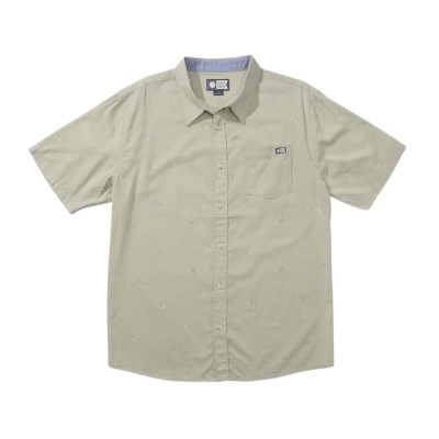 риза,с,къс,ръкав,мъжки,ризи,salty,crew,small,kine,woven,short,sleeve,shirt,sage,(green)