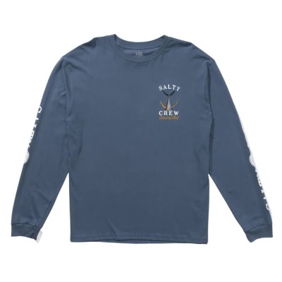 тениска,мъжки,тениски,salty,crew,tailed,long,sleeve,t,shirt,blue,(slate)