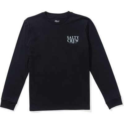 тениска,детски,тениски,salty,crew,yellowfin,long,sleeve,t,shirt,black,(black)