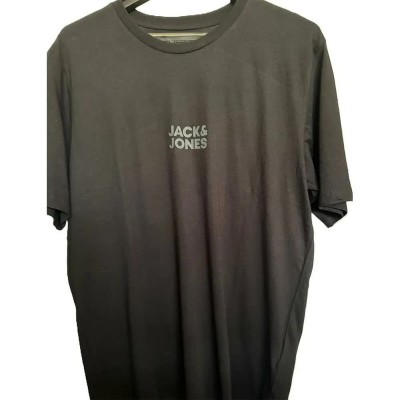 тениска,мъжки,тениски,jack,&,jones,12270873,negro,short,sleeve,t,shirt,black,(black)