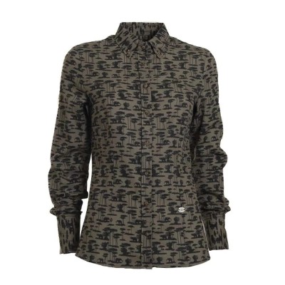 риза,с,дълъг,ръкав,дамски,блузи,дамски,ризи,pasion,morena,elefantes,long,sleeve,shirt,green,(green)