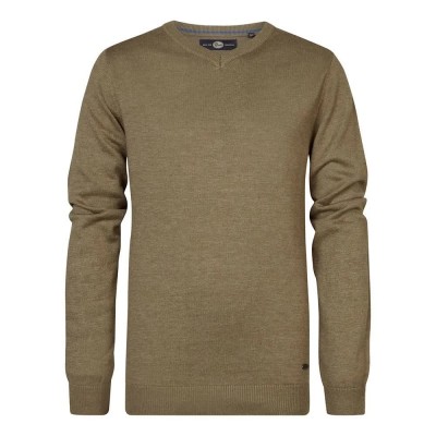 блуза,детски,блузи,petrol,industries,b,3040,kwv200,v,neck,sweater,oak,(brown)