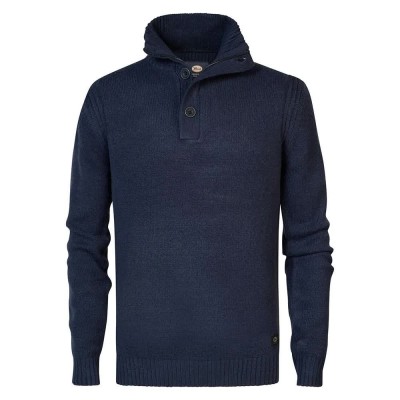 блуза,мъжки,пуловери,petrol,industries,m,3040,kwc217,sweater,blue