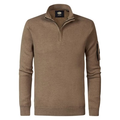 блуза,мъжки,пуловери,petrol,industries,m,3040,kwc248,sweater,oak,(brown)