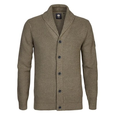 жилетка,мъжки,пуловери,petrol,industries,m,3040,kwc282,cardigan,brown,(oak)