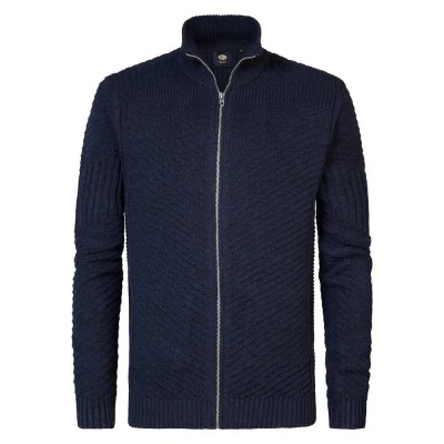 блуза,мъжки,пуловери,petrol,industries,m,3040,kwc295,full,zip,sweater,sky,captain,(blue)