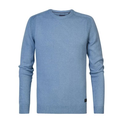 блуза,мъжки,пуловери,petrol,industries,m,3040,kwr236,sweater,light,shadow,(blue)